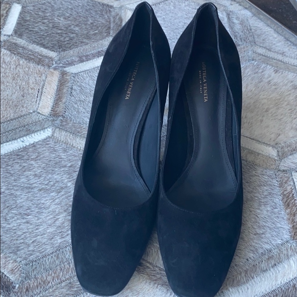 BOTTEGA VENETA WEAVEN INTRECCIATO HEEL PUMPS 40